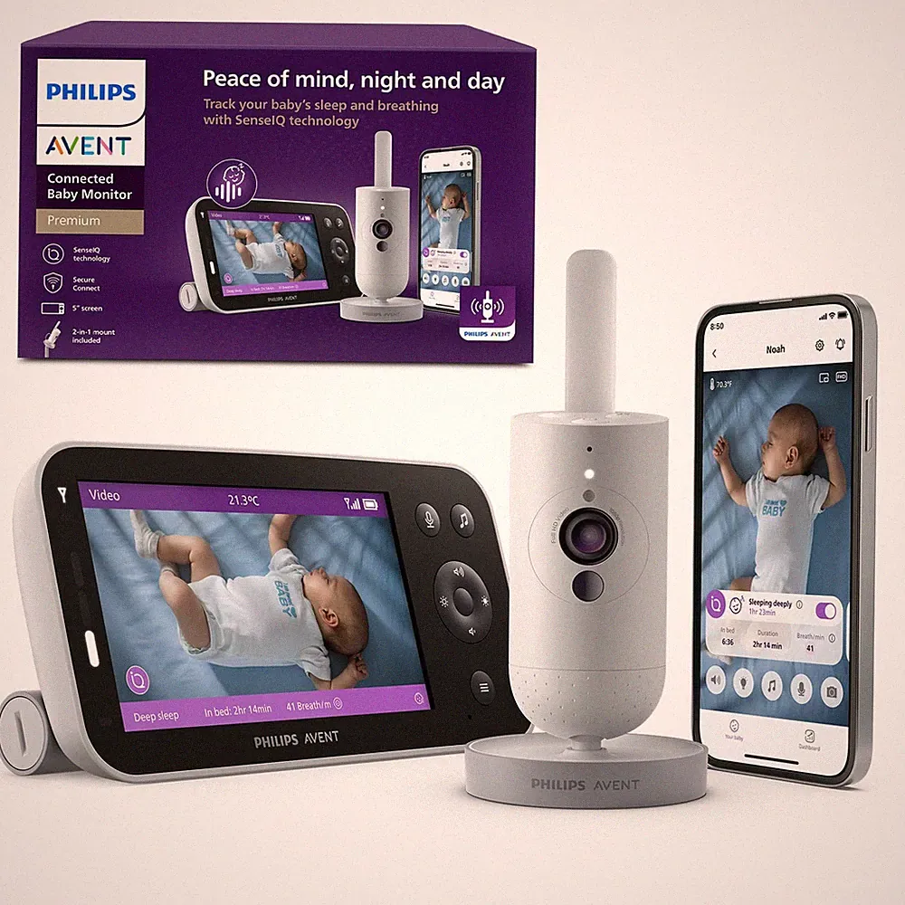 Baby Monitor 1080p HD Screen 5 Connected Philips Avent Premium Camera gaming LED