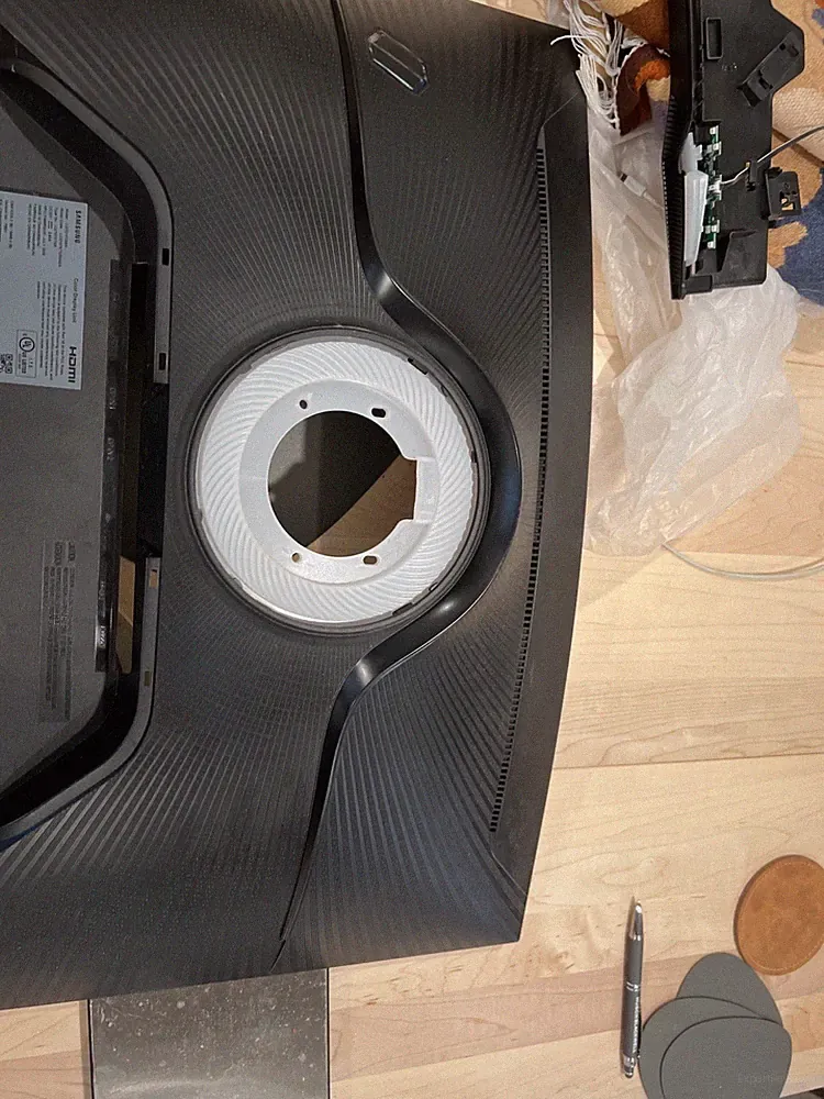 Back Shell Of Samsung G7 Odyessey Monitor
