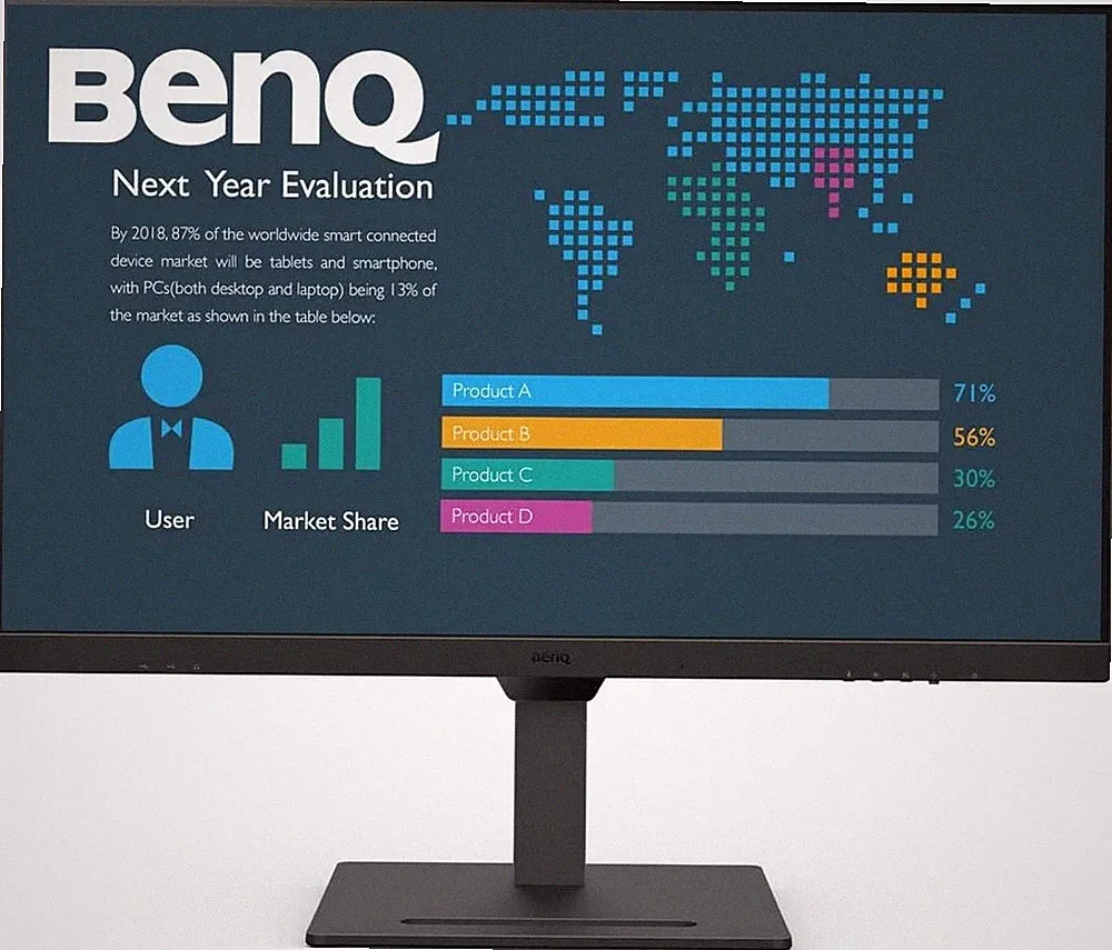 BenQ BL2490 23.8" FHD 1080p LED Monitor 100Hz 5ms HDMI DisplayPort Anti-glare