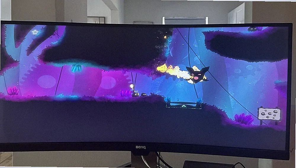 BenQ EX3501R 35 Inch Curved Ultrawide LED Gaming Monitor And Sonos Ray Soundbar