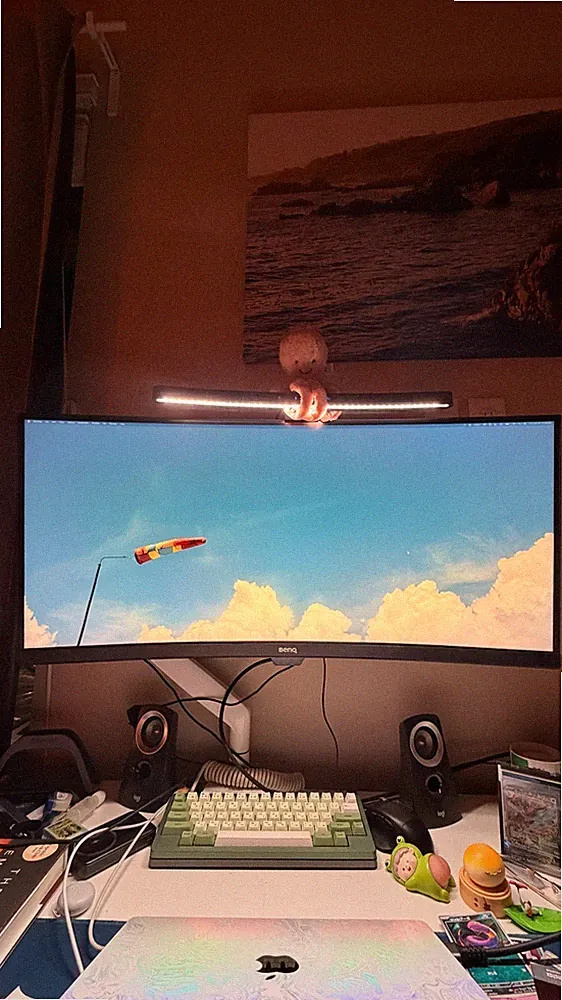 BenQ EX3501R Ultrawide Wide 35 Inch QHD 100 Hz Curved Gaming Monitor Good Cond.