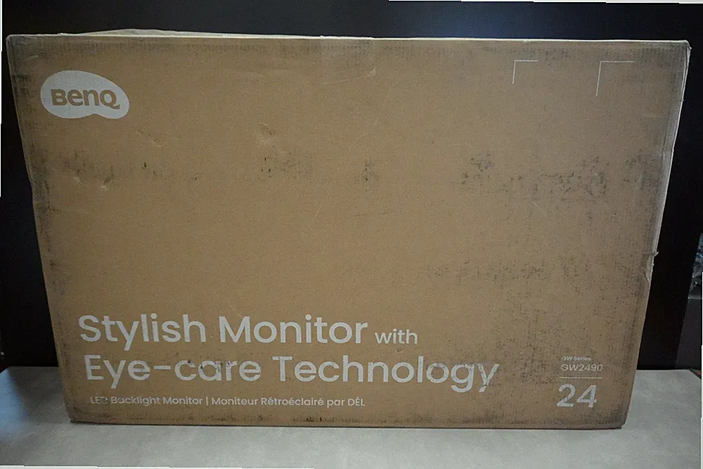 BenQ GW2490 24 inch IPS FHD Monitor HDMI DisplayPort Speakers Open Box