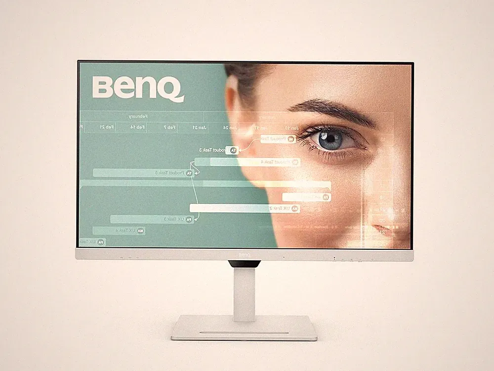 BenQ GW3290QT 31.5" WQHD LED Monitor - 16:9 - White - 32" Class - In-plane Switc