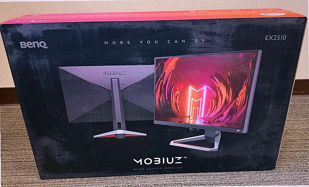 BenQ MOBIUZ EX2510 24.5" IPS LED Light Gaming Monitor - Dark Gray - BRAND NEW