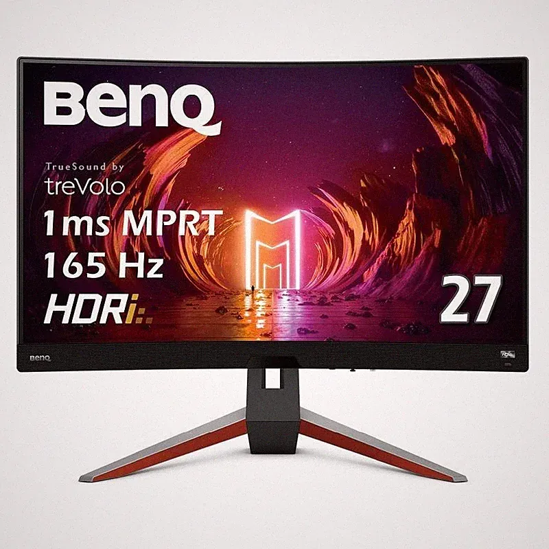 BenQ MOBIUZ EX2710R 27 Inch Curved Gaming Monitor WQHD 165Hz 1000R