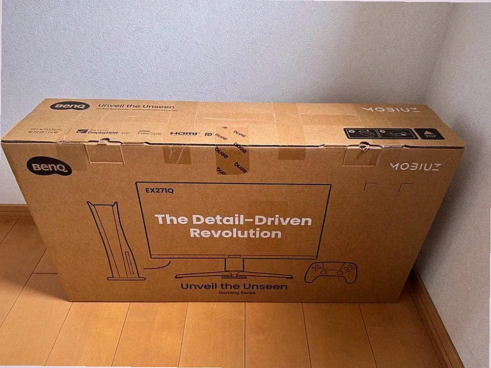 BenQ MOBIUZ EX271Q 27 Inch Gaming Monitor 2560x1440 400nits White HDMI Unopened