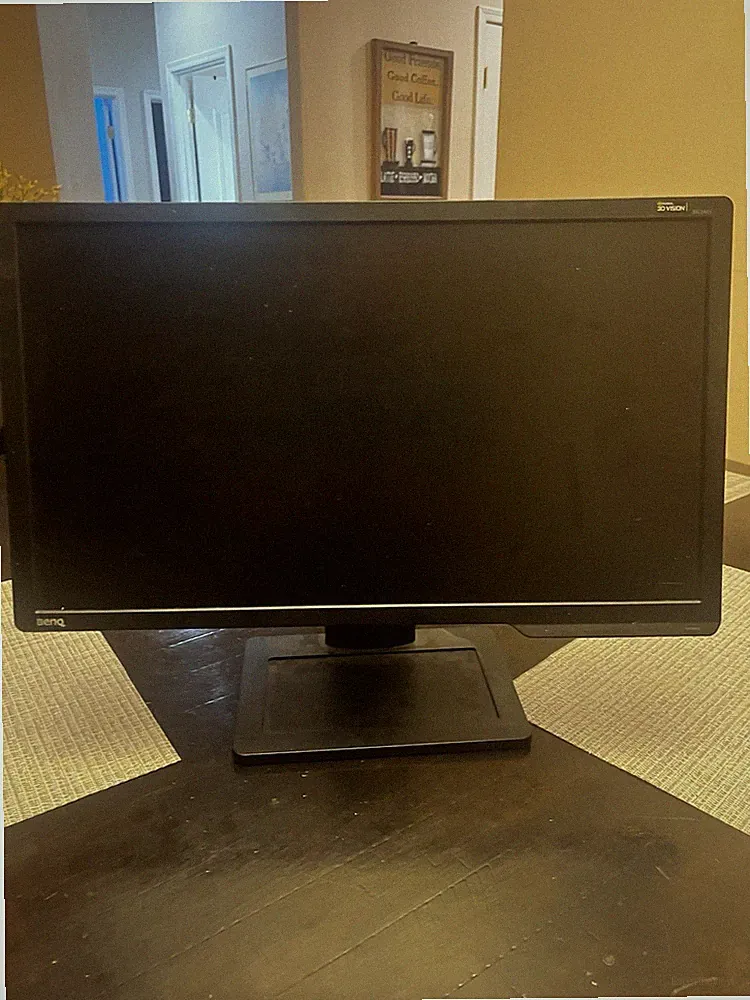 BenQ XL2411 24 Inch 144Hz NVIDIA 3D Vision Ready Gaming Monitor HDMI, DVI VGA