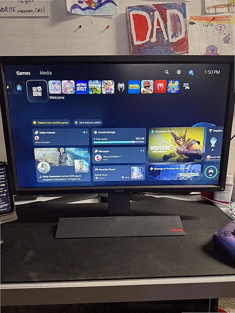 BenQ ZOWIE RL2755-B 27" 1080p Console Gaming Monitor 1ms Dual HDMI Built-in Spea