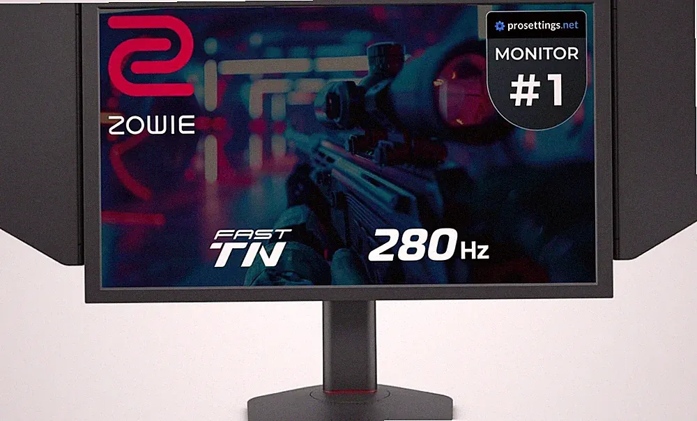 BenQ Zowie XL2540X+ 24.1 New Fast TN 280Hz Gaming Monitor, 1080p, Auto Black