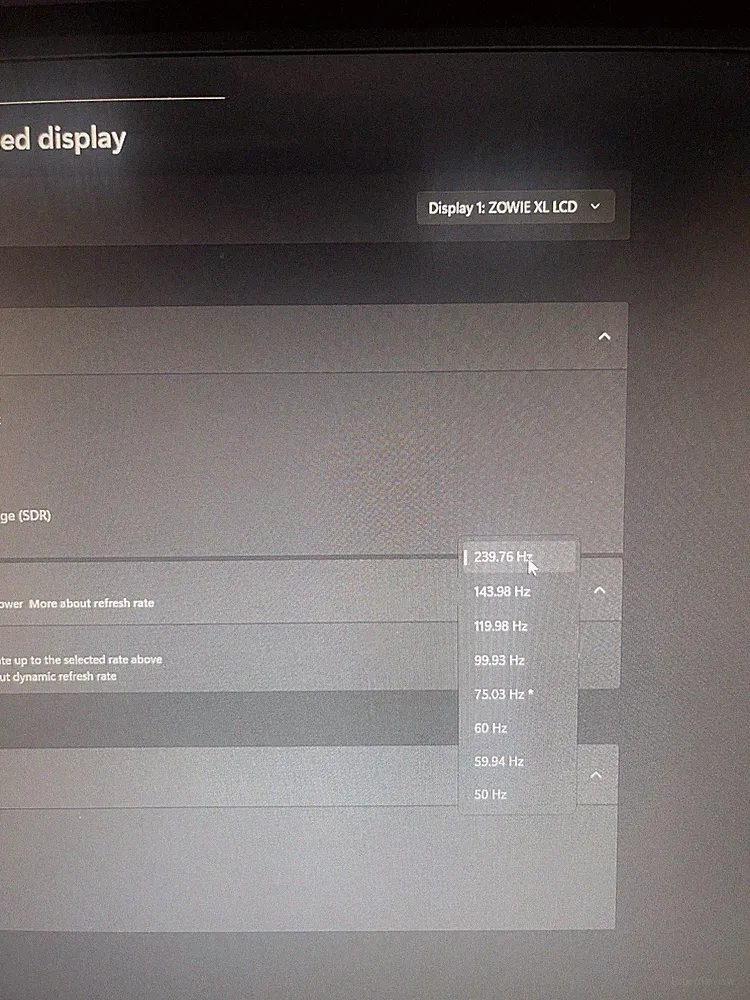 BenQ ZOWIE XL2546-B 24.5” 240Hz Gaming Monitor – No Stand – (ONLY MONITOR)