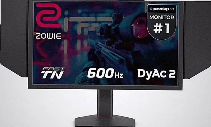 BenQ ZOWIE XL2586X+ 600Hz 24.1" Esports Gaming Monitor - Refurbished - DyAc 2