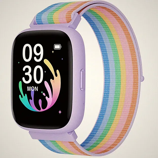 BIGGERFIVE Smart Watch for Kids, 1.8 Fitness Tracker Watch Pedometer, Heart R...