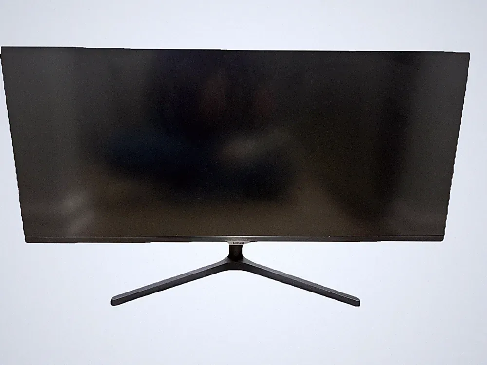 Black 2024 Samsung Long 32 Inch Wide By 14 Inch Tall Monitor S34C50DGAN Model