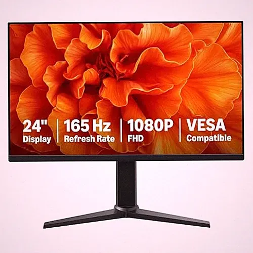 BLACK - AMAZON BASICS 24" (23.8" Viewable) FHD 1080P 165Hz VESA 24M2020GNA
