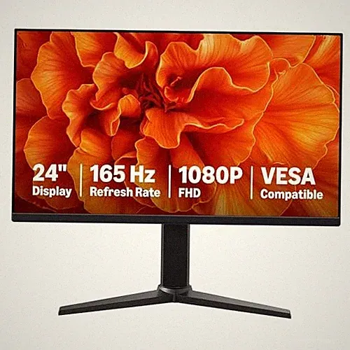 BLACK - AMAZON BASICS 24" (23.8" Viewable) FHD 1080P 165Hz VESA 24M2020GNA