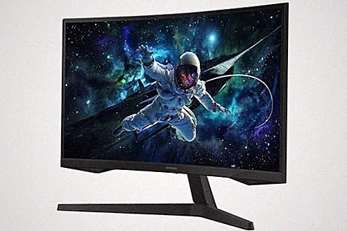 BLACK - SAMSUNG 27-INCH ODYSSEY G55C SERIES QHD 1000R CURVED GAMING MONITOR