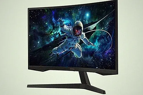 BLACK - SAMSUNG 27-INCH ODYSSEY G55C SERIES QHD 1000R CURVED GAMING MONITOR