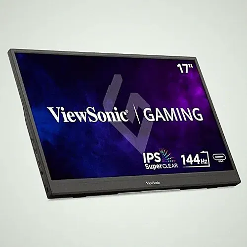 BLACK - VIEWSONIC 17" FHD IPS PORTABLE GAMING MONITOR 144HZ AMD FREESYNC