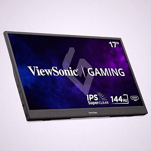 BLACK - VIEWSONIC 17" FHD IPS PORTABLE GAMING MONITOR 144HZ AMD FREESYNC