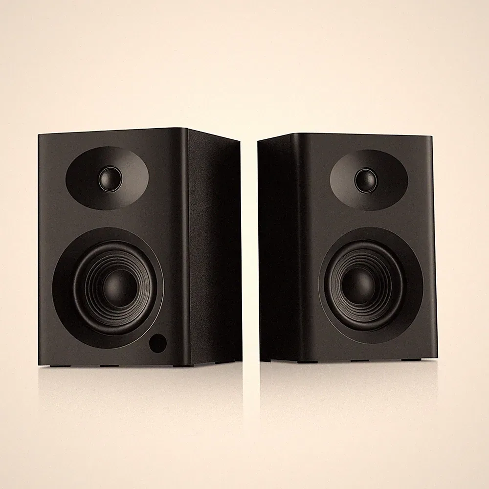 Bookshelf Speakers for Studio Monitors, 80W Peak Output HiFi Gaming Speakers,...