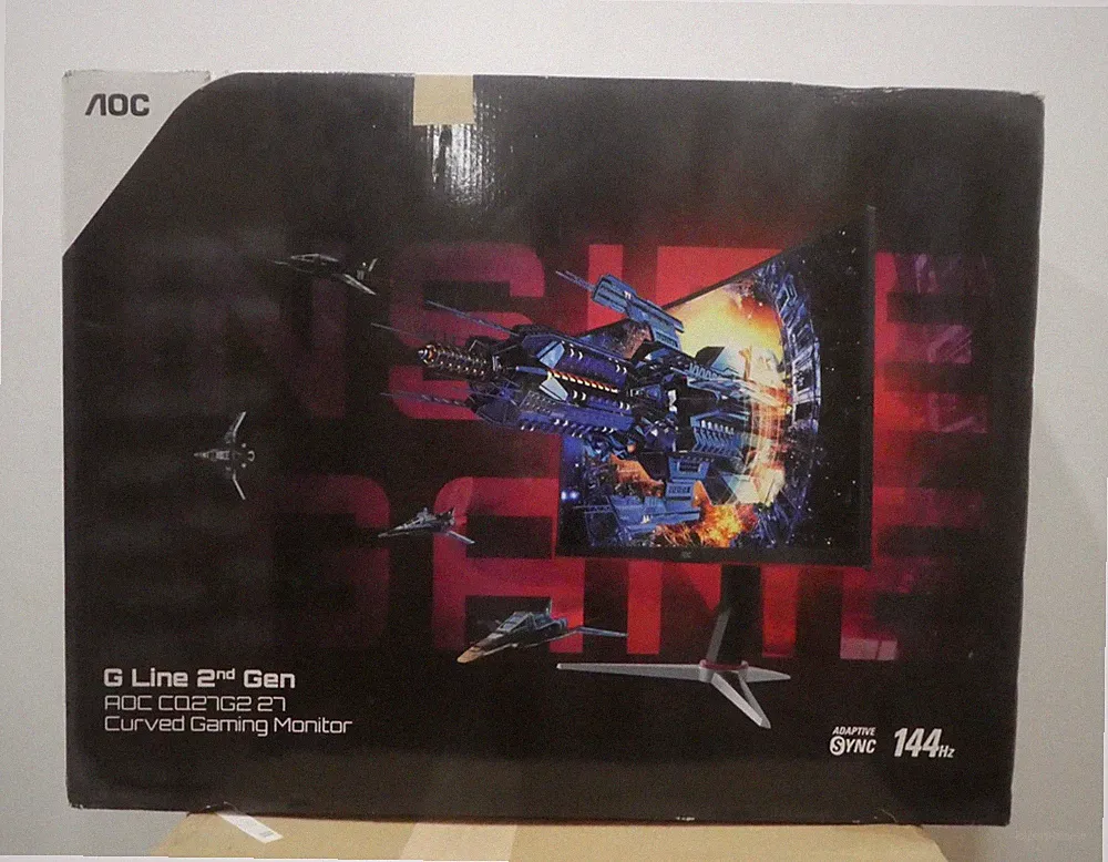 Brand New AOC CQ27G2 27" QHD 2K Curved 144Hz Gaming Monitor