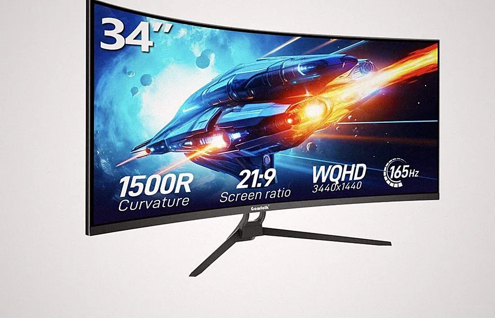 Brand New Gawfolk 34 inch gaming monitor! Great for Gaming or Personal use!