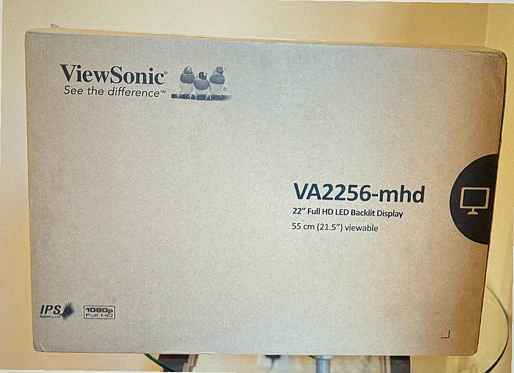 Brand New Viewsonic VA2256-MHD 22" Full LED LCD Backlit Display 1080p VA2256