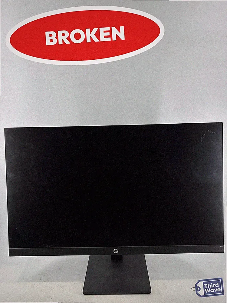 (BROKEN) HP X32 32in 165Hz QHD HDR Gaming Monitor Eyesafe LCD 2560x1440 Black