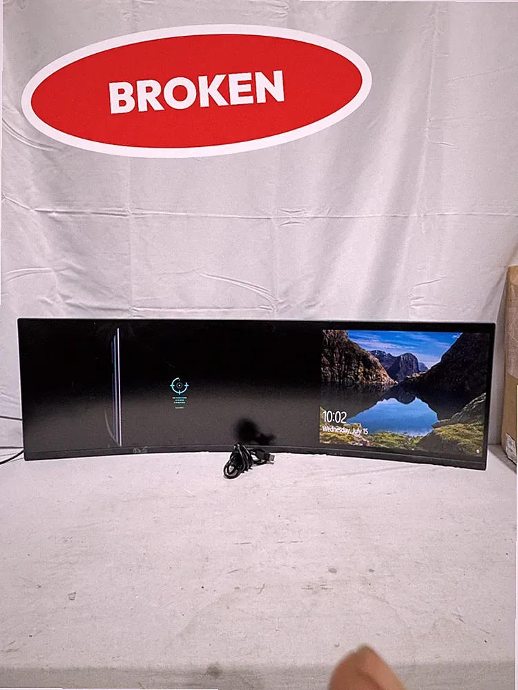 (BROKEN) Samsung Odyssey CRG 49in Curved Gaming Monitor QLED 120Hz 5120x1440