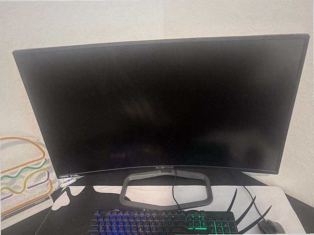 Broken Sceptre Curved 32" FHD 1080p Gaming Monitor Up to 240Hz