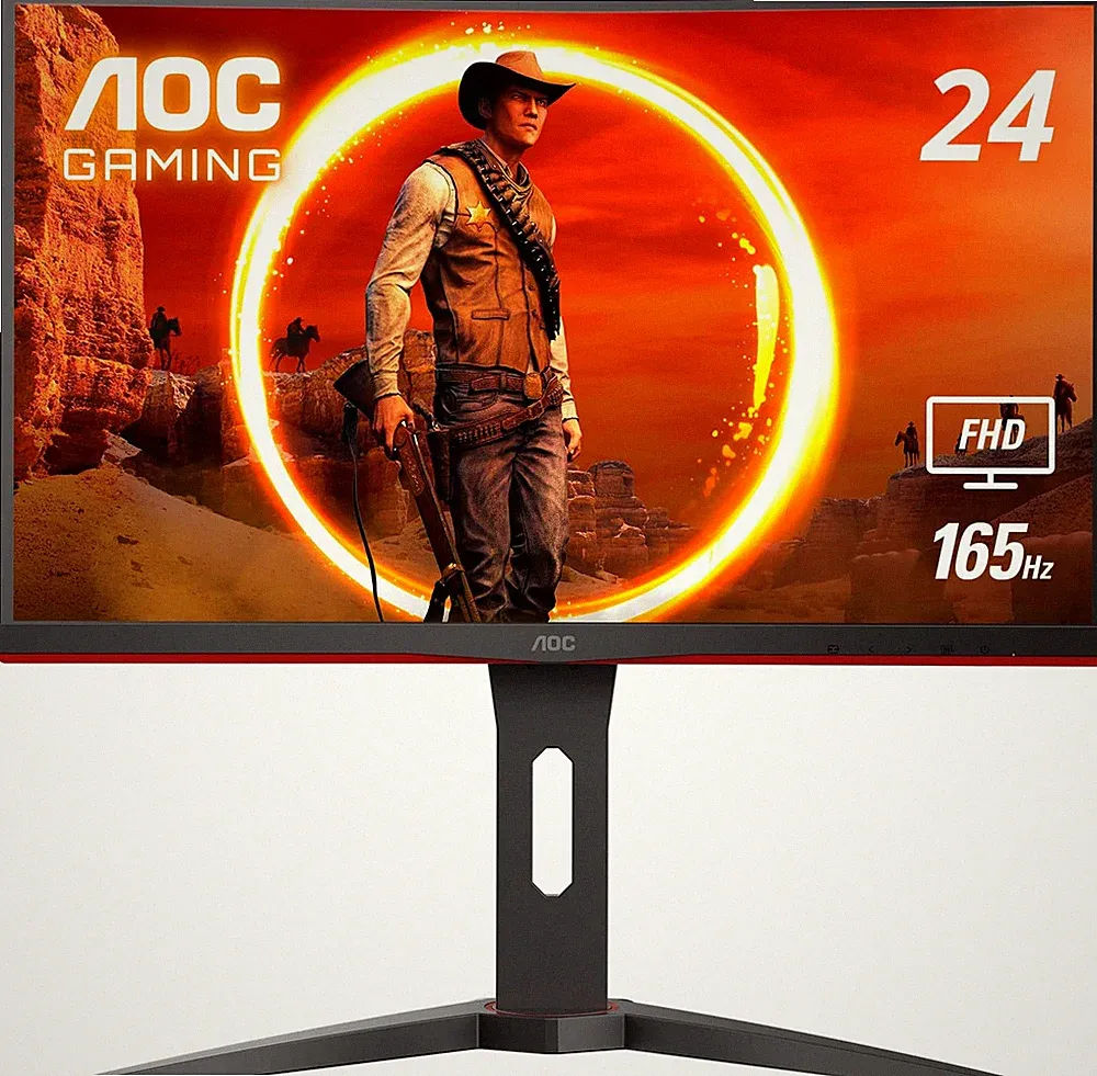C24G1A 24" Curved Frameless Gaming Monitor, FHD 1920X1080, 1500R, VA, 1Ms MPRT