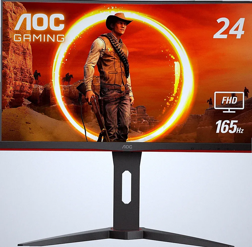 C24G1A 24" Curved Frameless Gaming Monitor, FHD 1920X1080, 1500R, VA, 1Ms MPRT