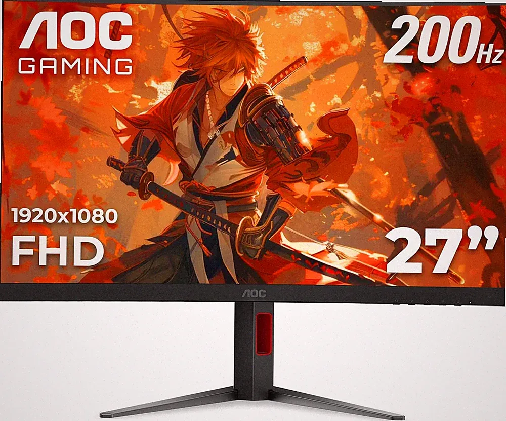 C27G4H2 27" Curved Gaming Monitor, FHD 1920X1080, 1500R, 200Hz Refresh Rate, 0.3