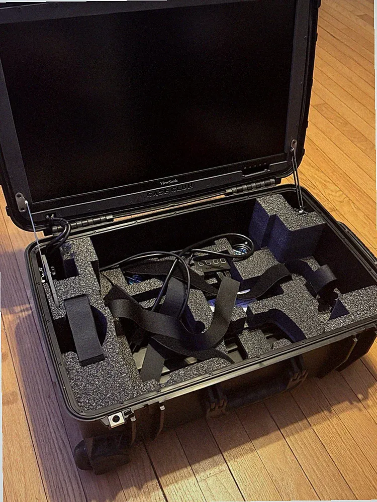 Case Club Carrying Case for PlayStation 5 with Built-In Monitor, Hard Shell