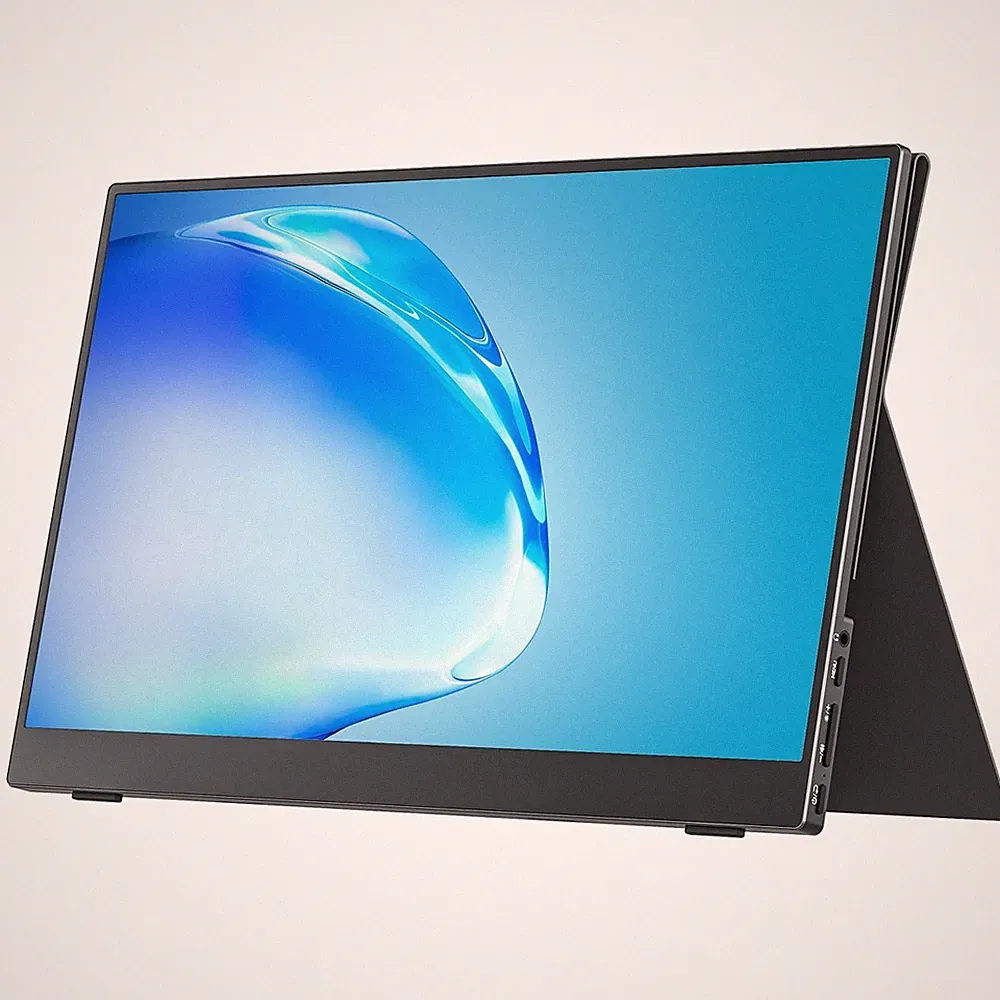 cocopar Portable Monitor 15.6 Inch 1080P FHD 60Hz 85% sRGB Travel Monitor wit...