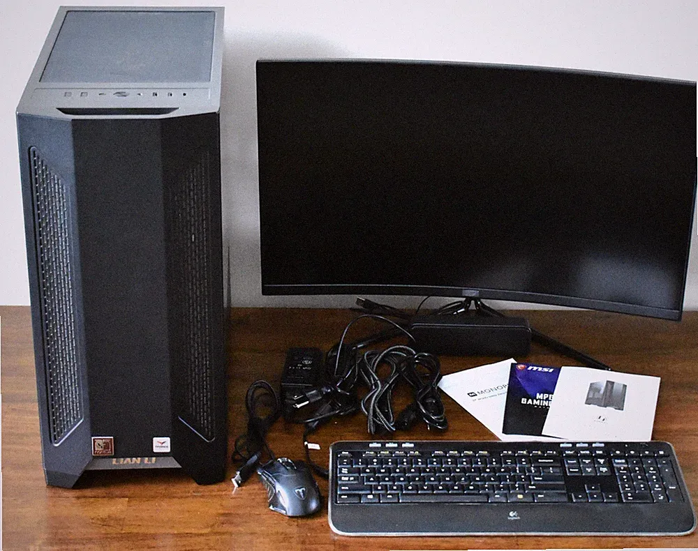 Complete 1440p Gaming Setup — RTX 2080 Super i5-8600K 32GB Monitor Included