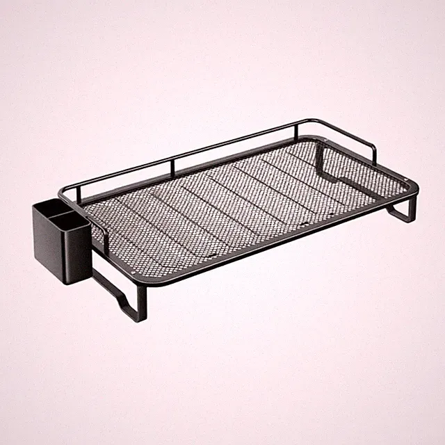 Computer Monitor Stand Riser Accessories Iron Large Capacity Office School