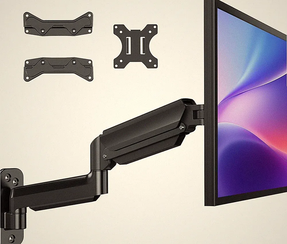 Computer Monitor Wall Mount for 22"-35" Screens, Gaming Wall Mount Monitor Ar...