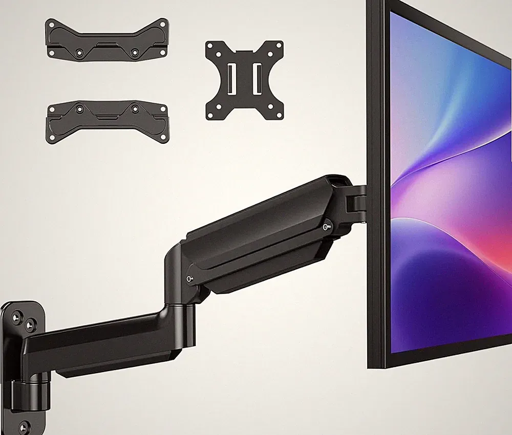Computer Monitor Wall Mount for 22"-35" Screens, Gaming Wall Mount Monitor Arm H