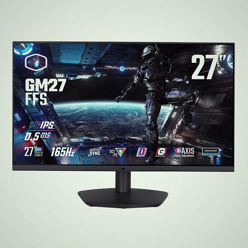 CoolerMaster 27" FHD 165Hz 0.5ms IPS Monitor 16:9 250 cd/m2 1:1000 HDMI DP