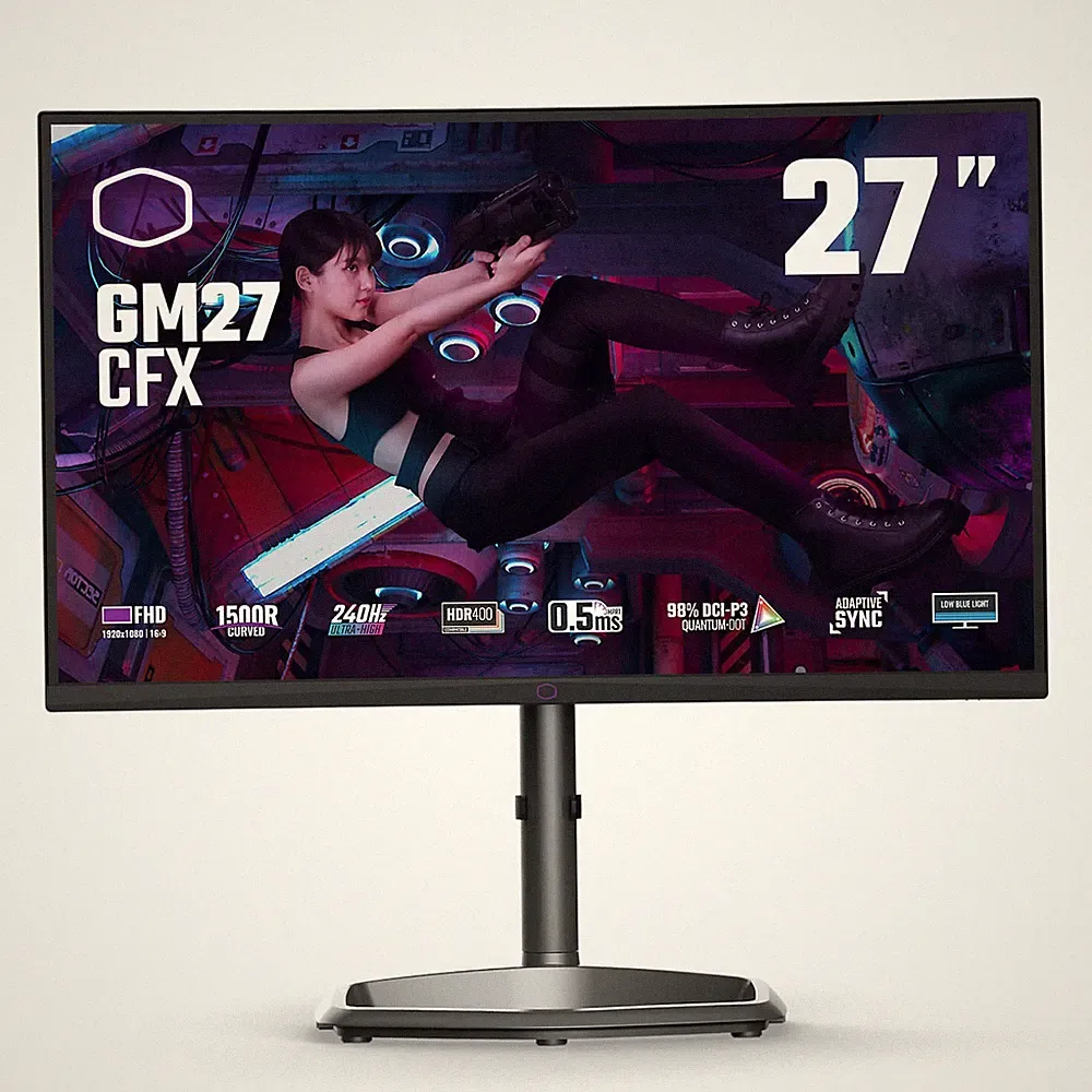 CoolerMaster 27" GM27-CFX 240Hz Curved Gaming Monitor 400 cd/m2 16:9 1:3000