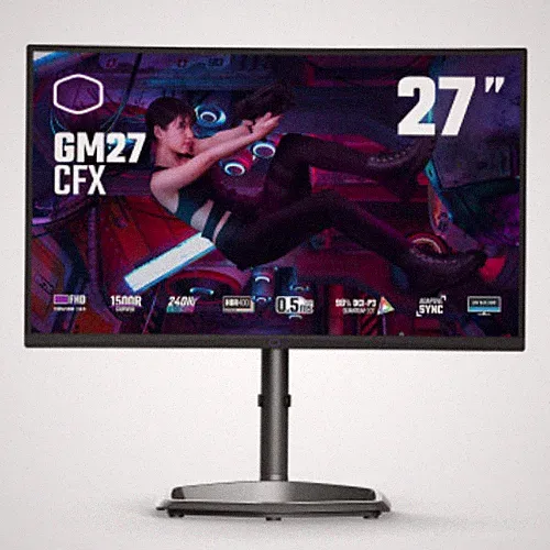CoolerMaster 27" GM27-CFX VA FHD 240Hz 0.5ms 1500R Curved Monitor CMI-GM27-CFX