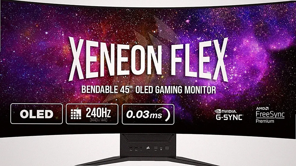 corsair 45-inch 240hz oled gaming monitor