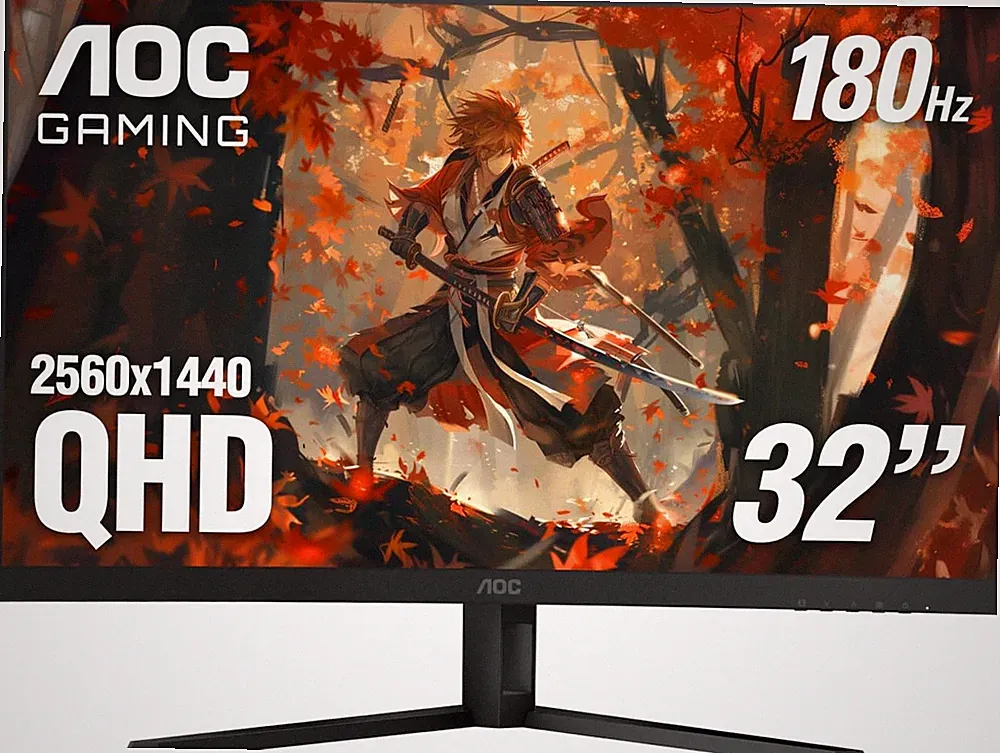 CQ32G4VE 32" Curved Ultra-Wide Gaming Monitor QHD 2560X1440, 1500R, 180Hz, 0.5Ms