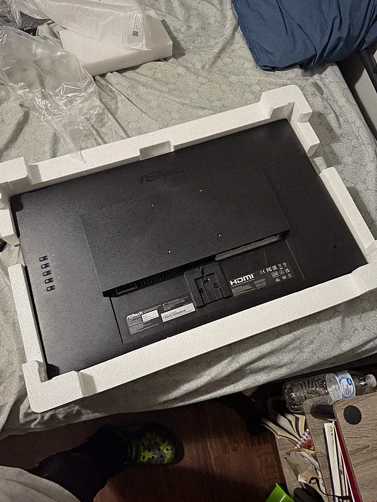 **cracked**ASRock 27” Phantom Gaming Black Monitor**read description**