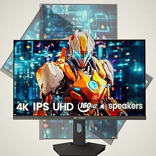 CRUA 27” 4K Gaming Monitor, UHD 3840x2160 160Hz, Black