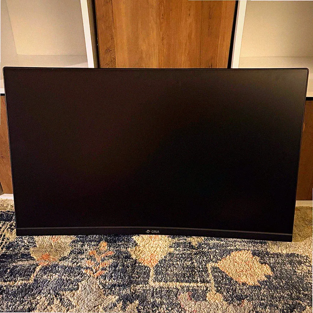 CRUA 27in Curved Gaming Monitor 165Hz 1080p 4ms HDMI DisplayPort Black.
