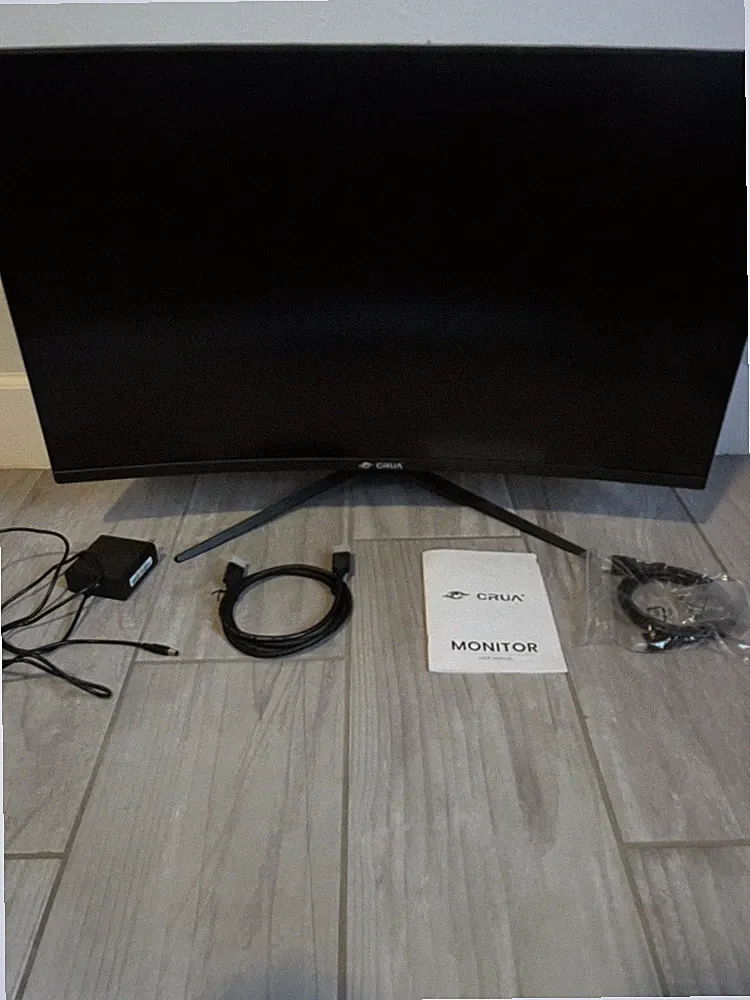CRUA 32" Curved Gaming Monitor, 4k UHD(3840 * 2160P) VA Screen,1500R,144Hz/160Hz