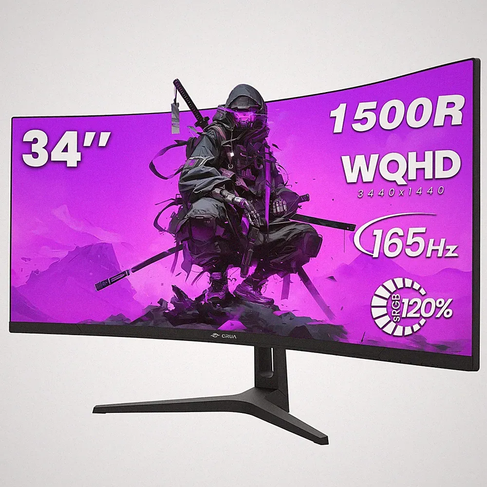 CRUA 34 inch gaming monitor