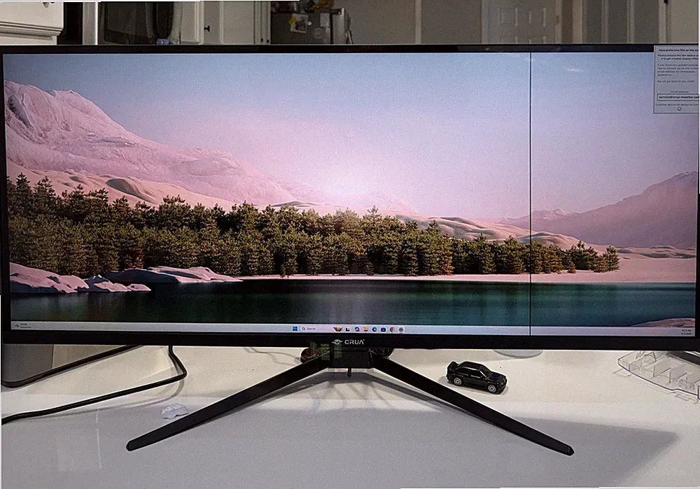 CRUA 34” Ultrawide 165Hz – Line on Screen